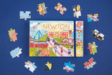Newton Massachusetts Day & Night Double-Sided Keepsake Puzzle