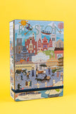 Boston Now-and-Then Double-Sided Jigsaw Puzzle