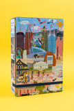 Atlanta Summer and Winter Double-Sided Jigsaw Puzzle