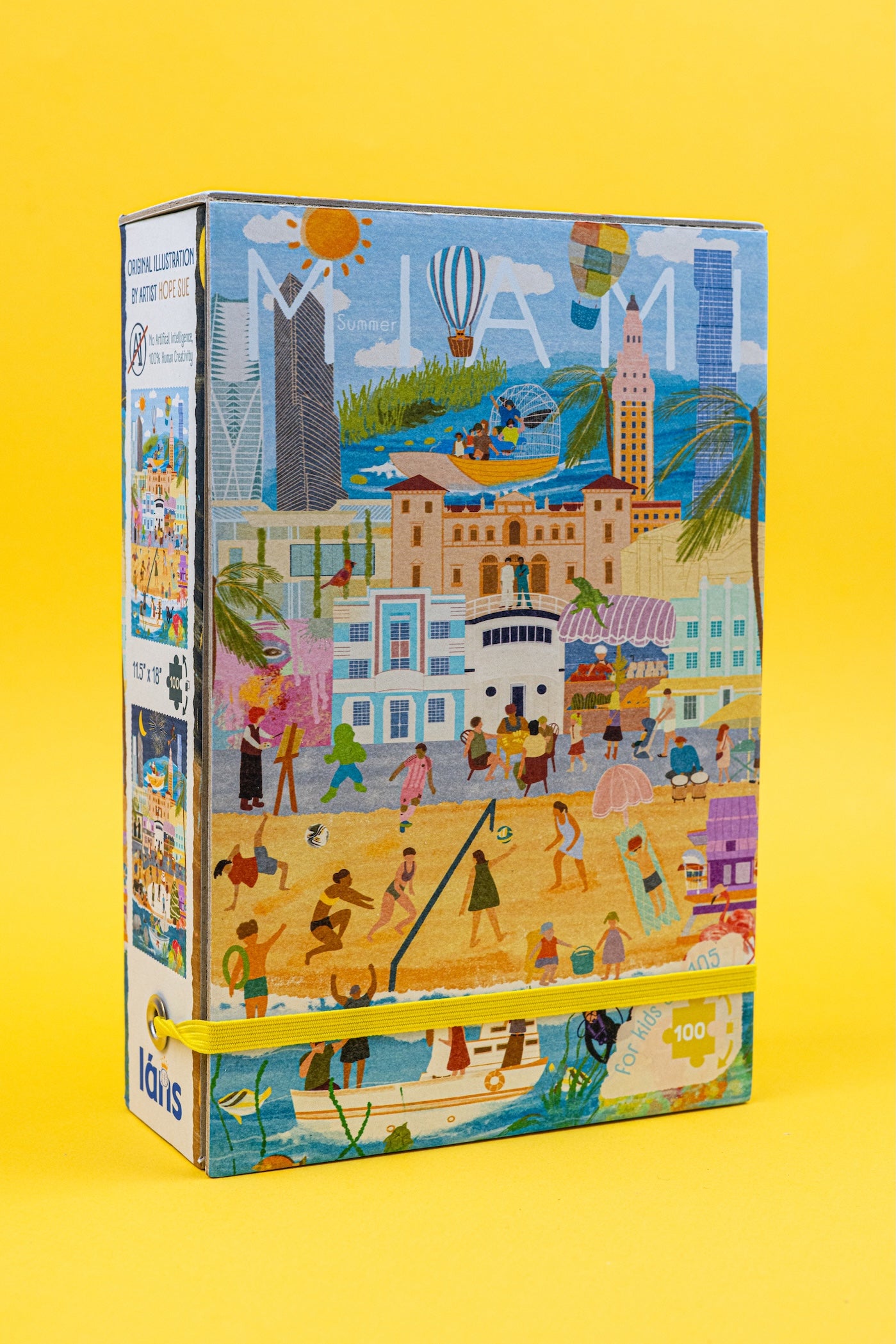 Miami Summer and Winter Double-Sided Jigsaw Puzzle