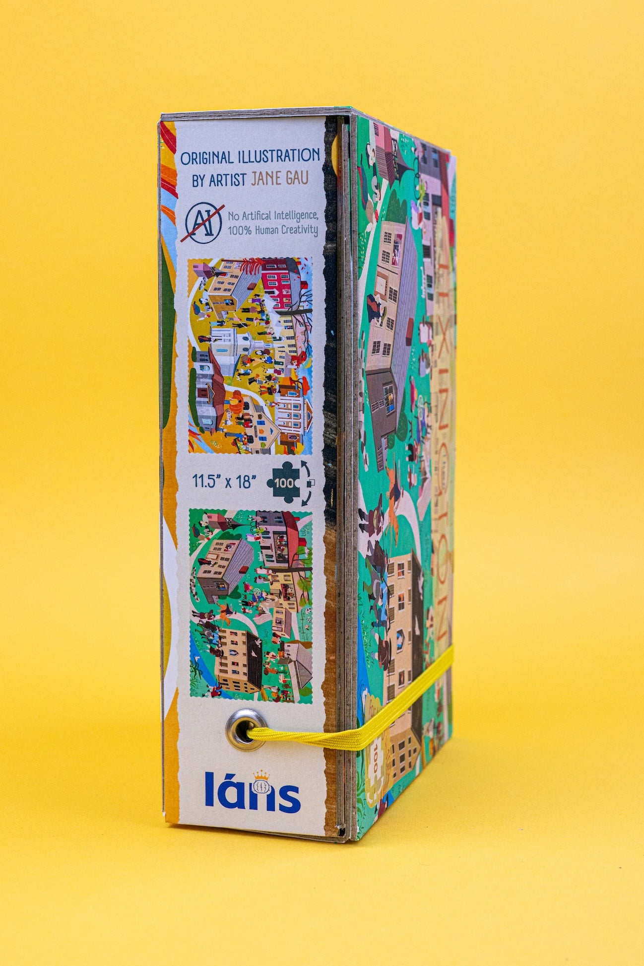 Lexington Massachusetts Then & Now Double-Sided Keepsake Puzzle