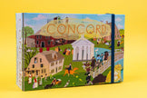 Concord Massachusetts Then & Now Double-Sided Keepsake Puzzle