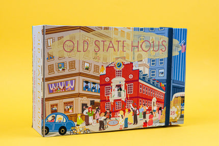 Tiny Historians: Boston Old State House Then & Now Double-Sided Keepsake Puzzle