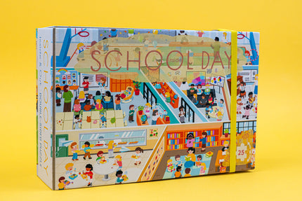 School Day Inside-and-Out Double-Sided Keepsake Puzzle