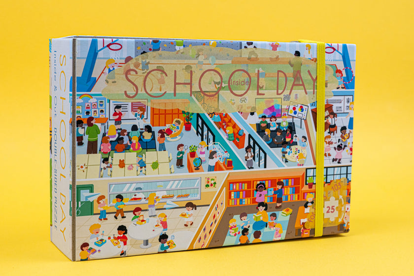 School Day: Inside-and-Out Double-Sided Jigsaw Puzzle