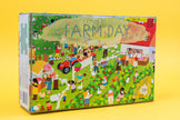 Farm Day Spring time and Fall Harvest Double-Sided Keepsake Puzzle