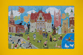 Wellesley Massachusetts Day & Night Double-Sided Keepsake Puzzle