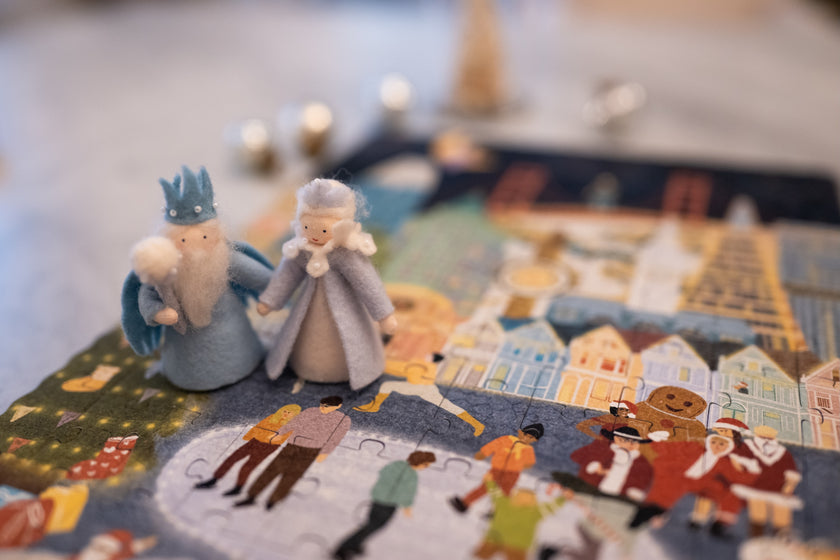San Francisco Summer & Winter Double-Sided Keepsake Puzzle