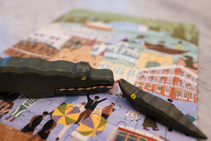 New Orleans Day & Night Double-Sided Keepsake Puzzle