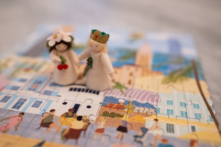 Miami Summer & Winter Double-Sided Keepsake Puzzle