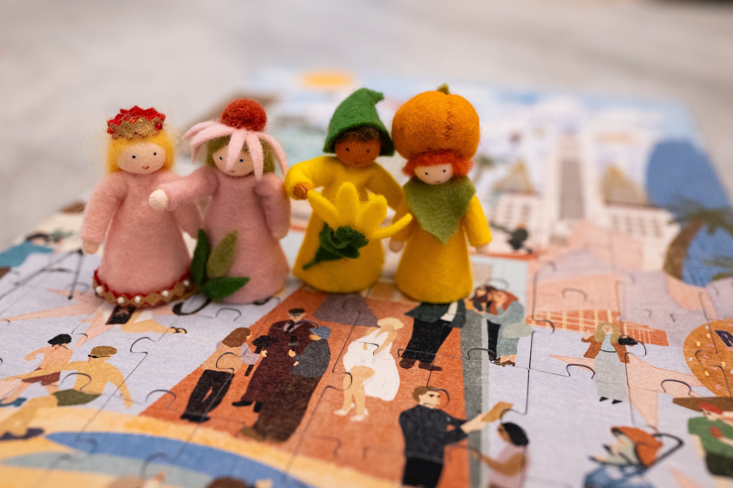 Los Angeles Day & Night Double-Sided Keepsake Puzzle