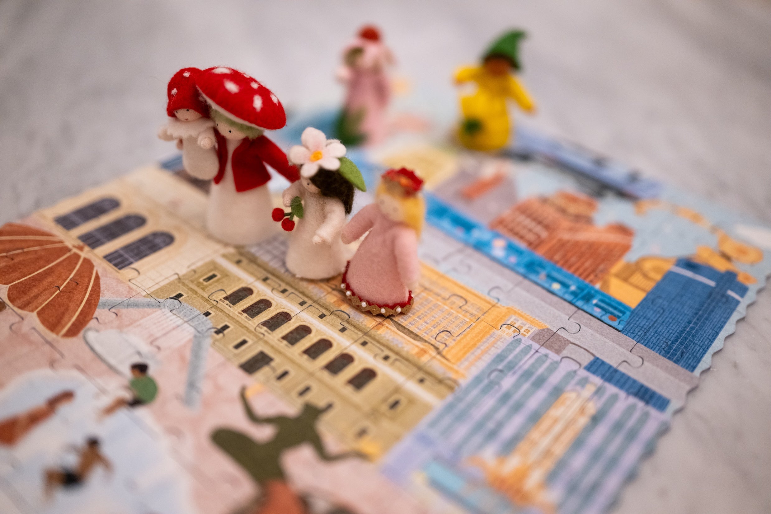 Detroit Then & Now Double-Sided Keepsake Puzzle