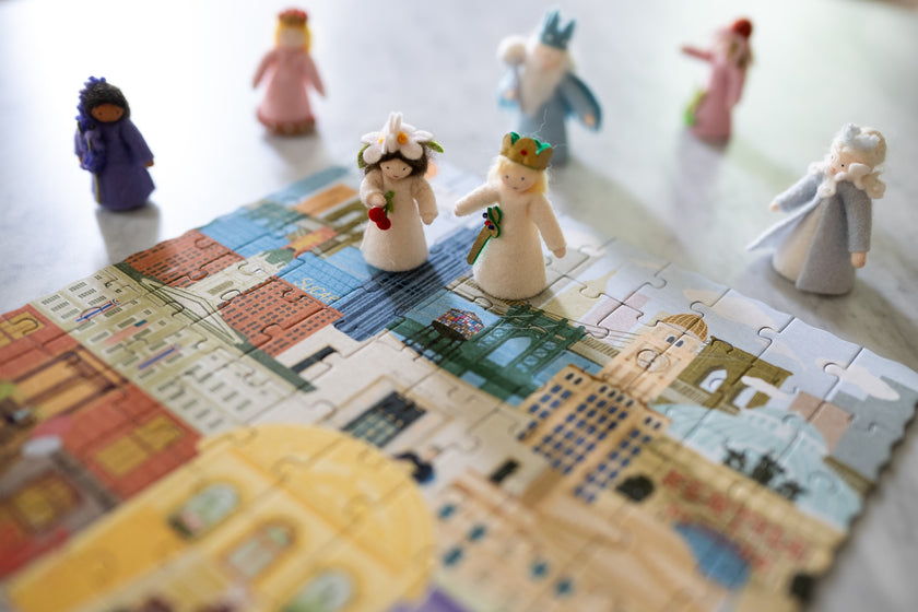 Brooklyn Summer & Winter Double-Sided Keepsake Puzzle