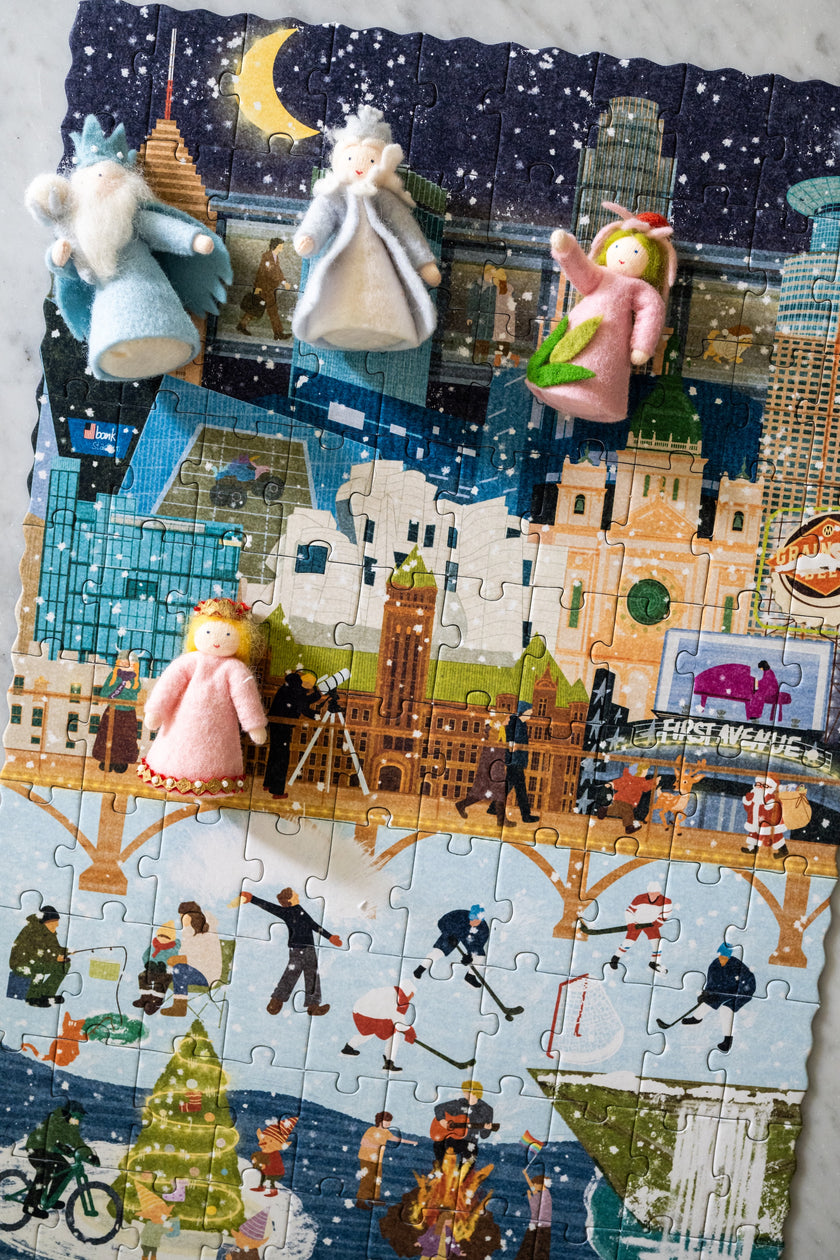 Minneapolis Summer & Winter Double-Sided Keepsake Puzzle