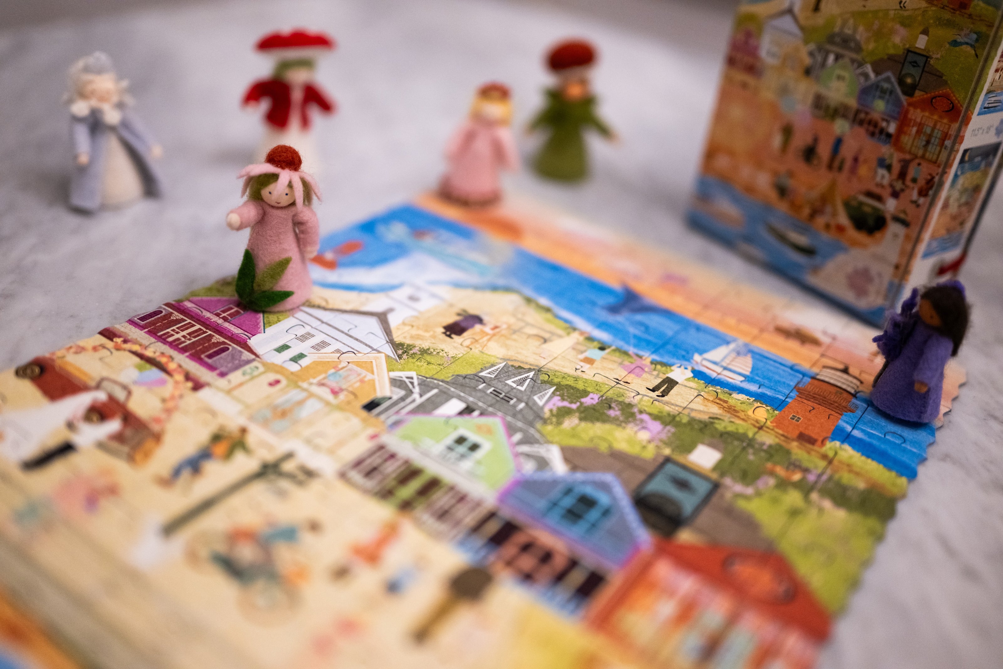 Martha's Vineyard Massachusetts Day & Night Double-Sided Keepsake Puzzle