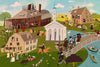Concord Massachusetts Then and Now Double-Sided Jigsaw Puzzle