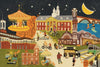 Newton Massachusetts Race Day and Carnival Night Double-Sided Jigsaw Puzzle
