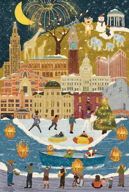 Providence Day and Night Double-Sided Jigsaw Puzzle