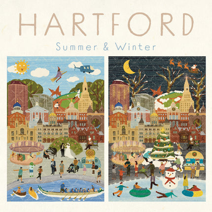 Hartford Summer & Winter Double-Sided Keepsake Puzzle