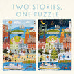 Portland, Maine Summer & Winter Double-Sided Keepsake Puzzle
