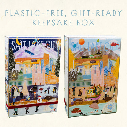 Salt Lake City Summer & Winter Double-Sided Keepsake Puzzle