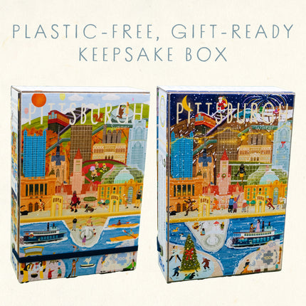 Pittsburgh Day & Night Double-Sided Keepsake Puzzle