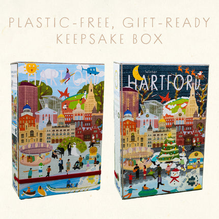 Hartford Summer & Winter Double-Sided Keepsake Puzzle