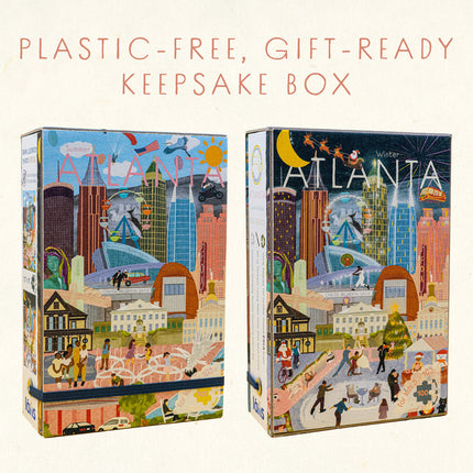 Atlanta Summer & Winter Double-Sided Keepsake Puzzle