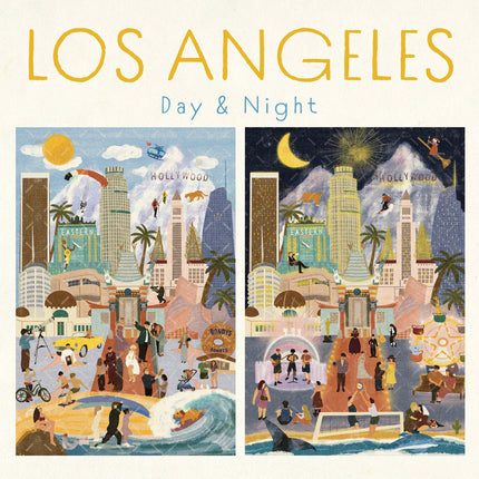 Los Angeles Day & Night Double-Sided Keepsake Puzzle