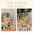 New York Summer & Winter Double-Sided Keepsake Puzzle