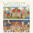Wellesley Massachusetts Day & Night Double-Sided Keepsake Puzzle
