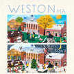 Weston Massachusetts Day & Night Double-Sided Keepsake Puzzle